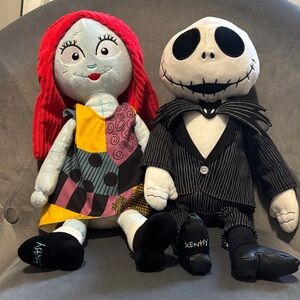 Nightmare Before Christmas Jack & Sally Scentsy Plush Pair